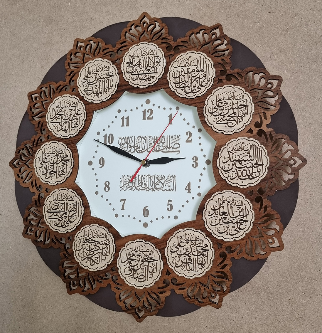 ساعت دیواری مدل پروانه