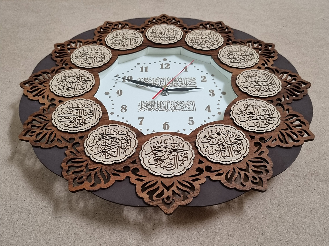 ساعت دیواری مدل پروانه