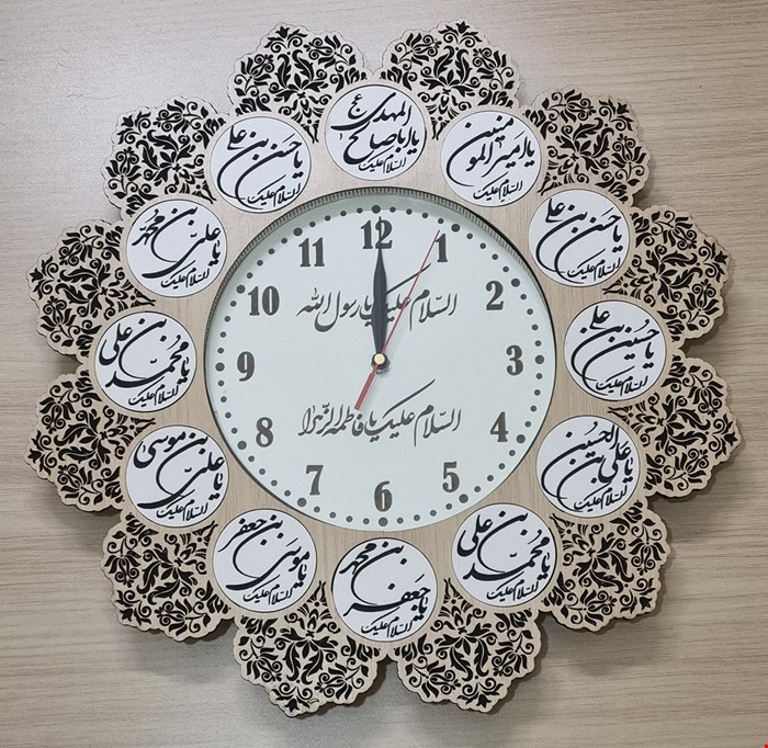 ساعت دیواری طرح مذهبی مدل جلوه