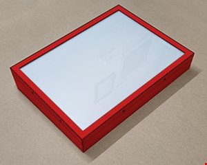 میز نور A3 قرمز
